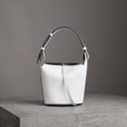 Burberry Burberry The Small Leather Bucket Bag, White