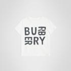Burberry Burberry Childrens Logo Print Cotton T-shirt, Size: 3y, White