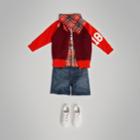 Burberry Burberry Merino Wool And Cotton Baseball Jacket, Size: 6y