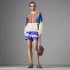 Burberry Burberry Tie-dye Print Shell Shorts, Size: 00
