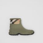 Burberry Burberry Bio-based Sole House Check Panel Rain Boots, Size: 36