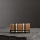 Burberry Burberry Vintage Check Continental Wallet And Pouch, Black