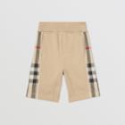 Burberry Burberry Childrens Check Panel Cotton Shorts, Size: 12y