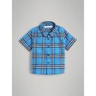 Burberry Burberry Childrens Short-sleeve Check Cotton Shirt, Size: 2y