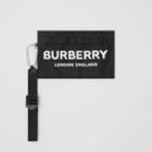 Burberry Burberry Logo Print Nylon Zip Pouch, Black