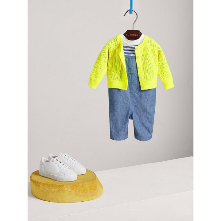Burberry Burberry Open-stitch Knitted Cashmere Cardigan, Size: 6m