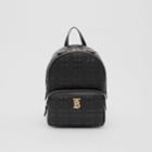 Burberry Burberry Quilted Check Lambskin Backpack, Black