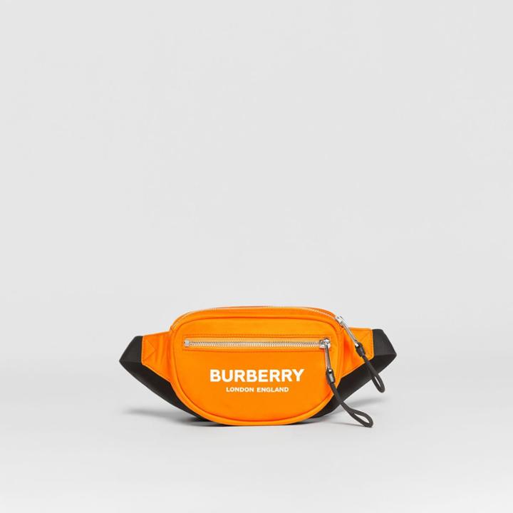 Burberry Burberry Small Logo Print Bum Bag, Orange