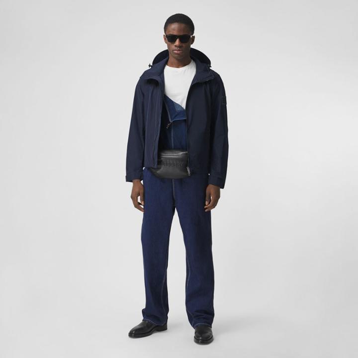 Burberry Burberry Packaway Hood Shape-memory Taffeta Jacket, Size: 38, Ink