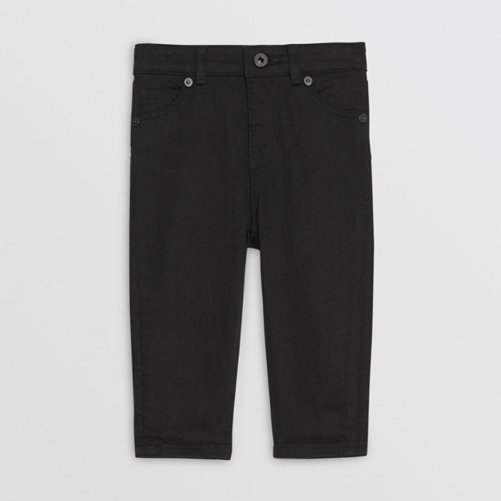 Burberry Burberry Childrens Skinny Fit Stretch Denim Jeans, Size: 2y, Black