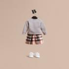 Burberry Burberry Contrast Check Sweater Dress, Size: 3y, Pink