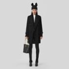 Burberry Burberry The Mid-length Kensington Heritage Trench Coat, Size: 08, Black