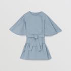 Burberry Burberry Childrens Cape Sleeve Stretch Cotton Dress, Size: 12y