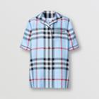 Burberry Burberry Check Silk Pyjama Shirt, Size: 0