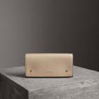 Burberry Burberry Two-tone Leather Continental Wallet