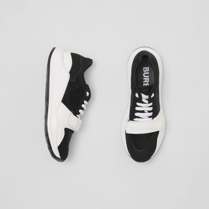 Burberry Burberry Embroidered Tulle Sneakers, Size: 37
