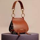 Burberry The Bridle Bag In Leopard-print Calfskin And Leather