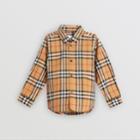 Burberry Burberry Childrens Button-down Collar Vintage Check Shirt, Size: 4y