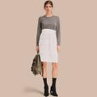 Burberry Burberry Macram Lace Skirt, Size: 06, White