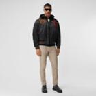 Burberry Burberry Varsity Graphic Satin Bomber Jacket, Size: Xs