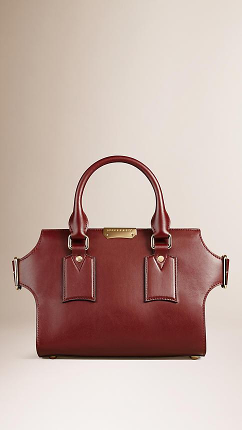 Burberry Small Leather Tote Bag