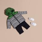 Burberry Burberry Childrens Reversible Down-filled Puffer Coat, Size: 2y, Green