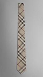 Burberry Modern Cut Check Silk Tie