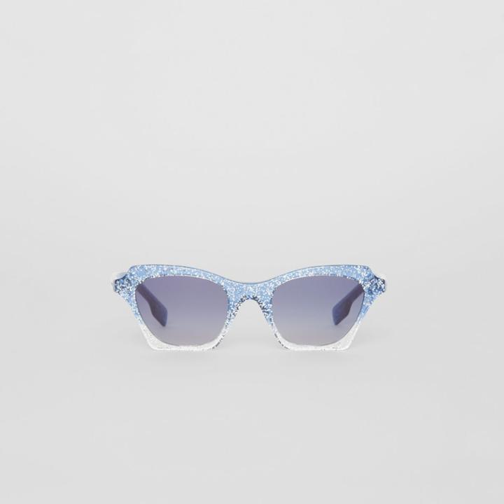 Burberry Burberry Butterfly Frame Sunglasses, Blue