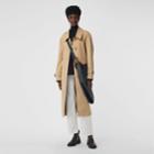 Burberry Burberry Side-slit Tropical Gabardine Trench Coat, Size: 04, Yellow