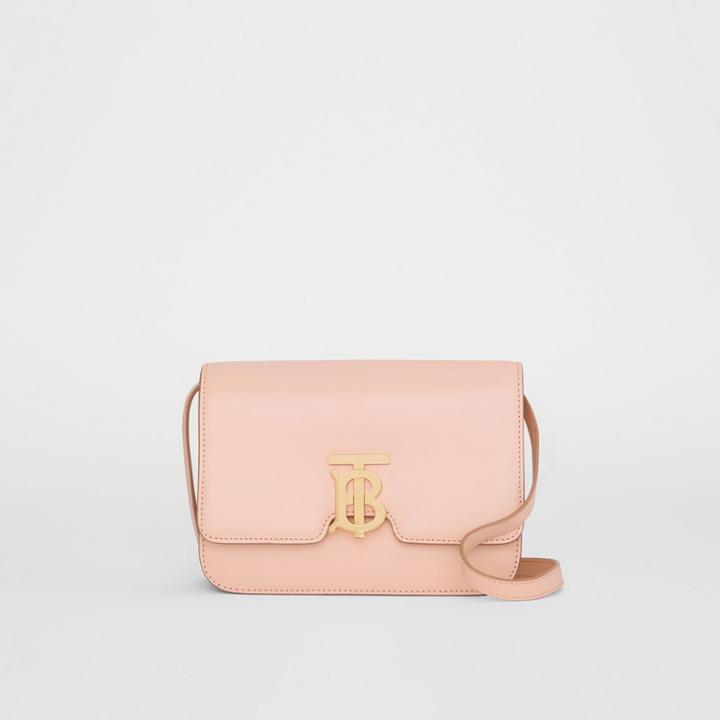 Burberry Burberry Small Leather Tb Bag, Pink