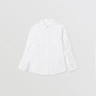 Burberry Burberry Childrens Puff-sleeve Fil Coup Cotton Blend Shirt, Size: 10y, White