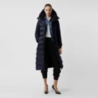 Burberry Burberry Down-filled Hooded Puffer Coat, Size: S, Blue