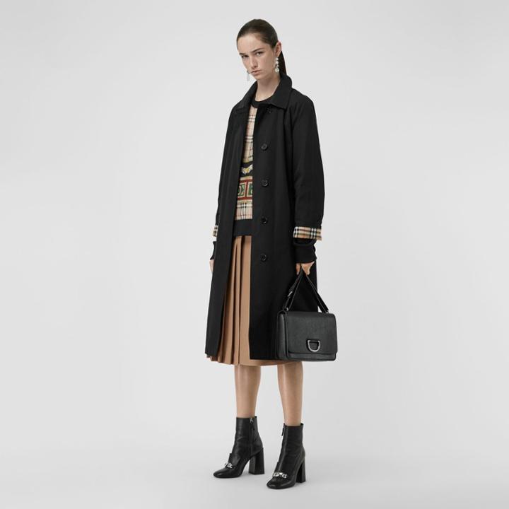 Burberry Burberry The Brighton Car Coat, Size: 04, Black