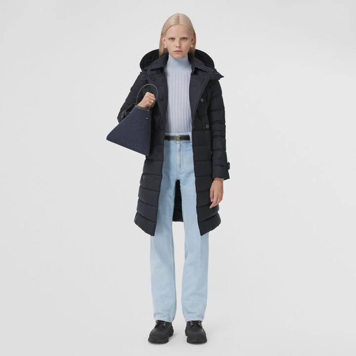 Burberry Burberry Detachable Hood Down-filled Coat, Size: M