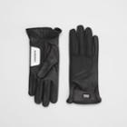 Burberry Burberry Logo Appliqu Cashmere-lined Deerskin Gloves, Size: 8.5, Black