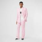 Burberry Burberry Tumbled Wool Wide-leg Tailored Trousers, Size: 40, Pink