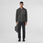 Burberry Burberry Letter Graphic Wool Cashmere Blend Bomber Jacket