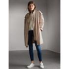 Burberry Burberry Lightweight Ruched Coat, Size: 14, Pink
