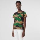 Burberry Burberry Camouflage Print Cotton Jersey T-shirt, Green