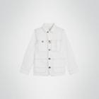 Burberry Burberry Childrens Topstitched Denim Jacket, Size: 12y, White