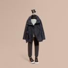 Burberry Burberry Hooded Parka With Down-filled Warmer, Size: 10y, Blue