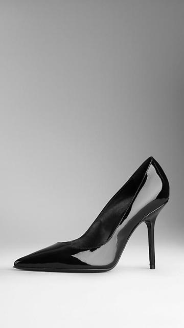 Burberry Point-toe Patent Pumps
