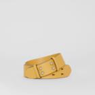 Burberry Burberry The Small Belt Bag Grainy Leather Belt, Yellow