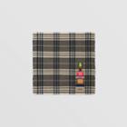 Burberry Burberry Logo Graphic Check Cashmere Large Square Scarf