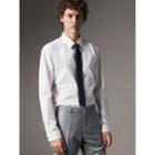 Burberry Burberry Slim Fit Double-cuff Cotton Poplin Shirt, Size: 18, White
