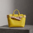 Burberry Burberry The Medium Leather Belt Bag, Yellow