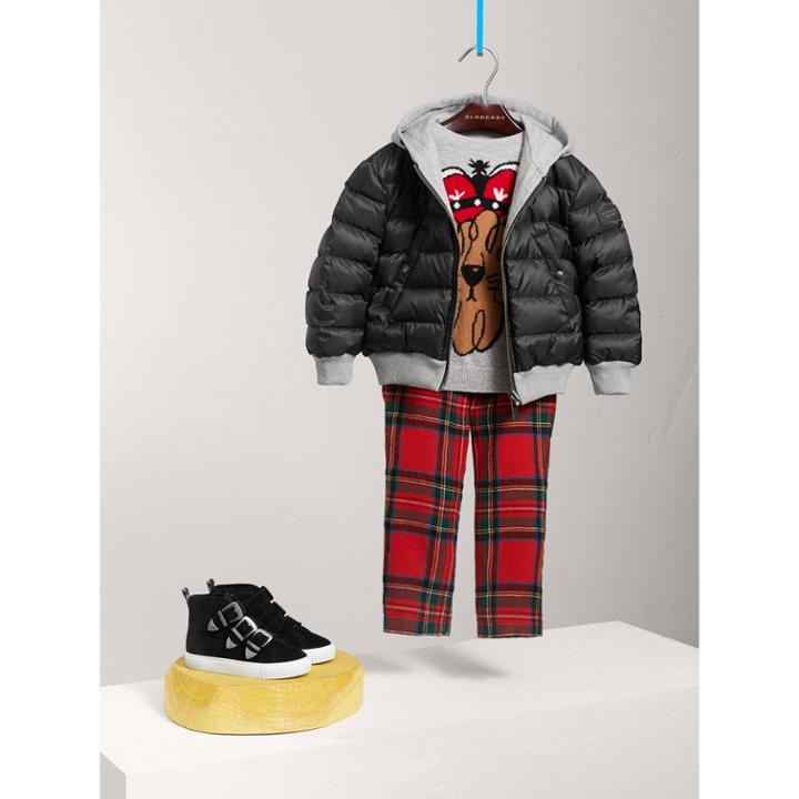 Burberry Burberry Reversible Down-filled Hooded Puffer Jacket, Size: 6y