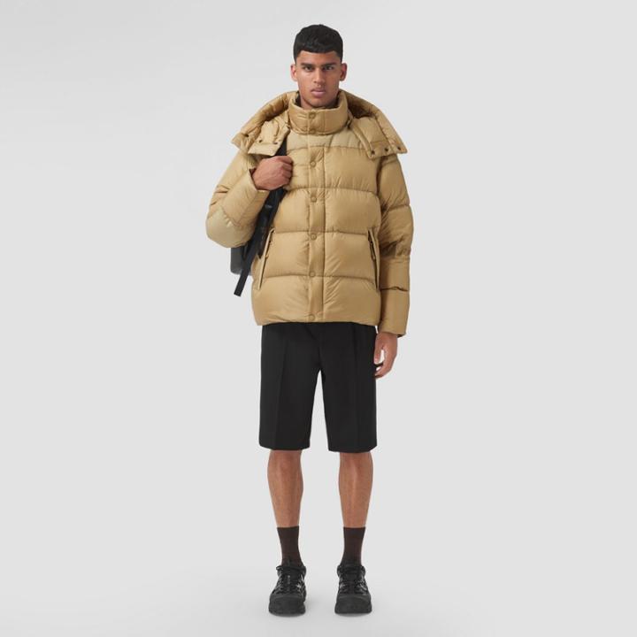 Burberry Burberry Detachable Sleeve Hooded Puffer Jacket, Size: Xxs