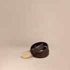 Burberry Burberry London Leather Belt, Size: 90, Brown