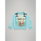 Burberry Burberry Forever Is Now Print Cotton Sweatshirt, Size: 12m, Blue